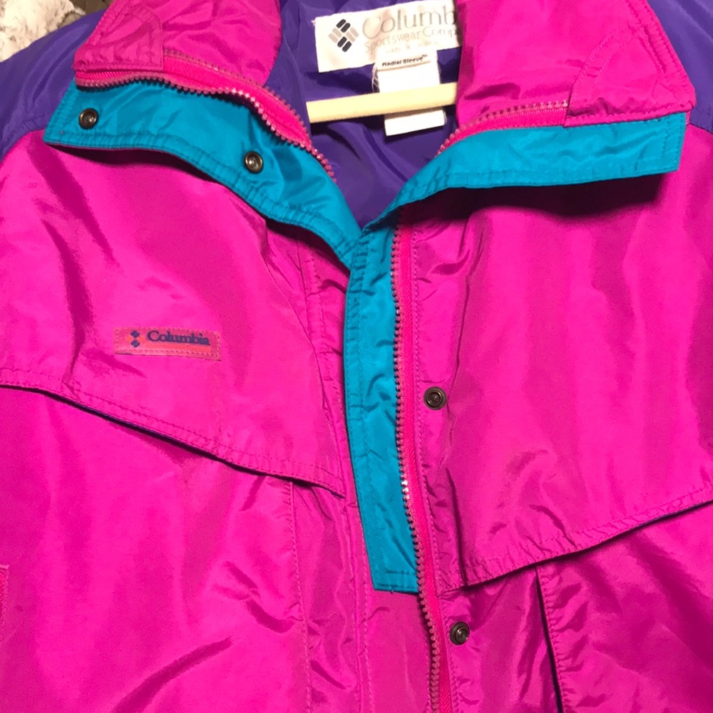 💜 SOLD 💙 Amazing Vintage Columbia jacket - Picture 4 of 6
